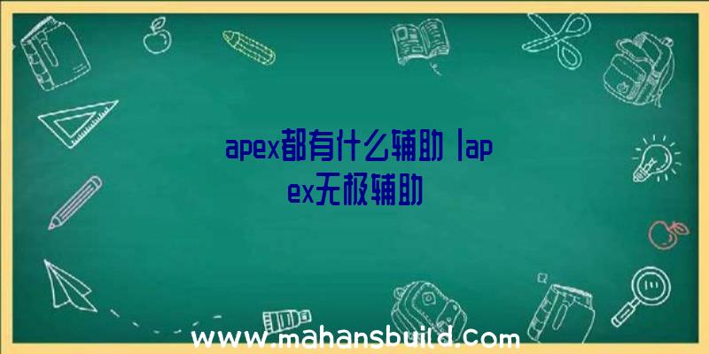 「apex都有什么辅助」|apex无极辅助